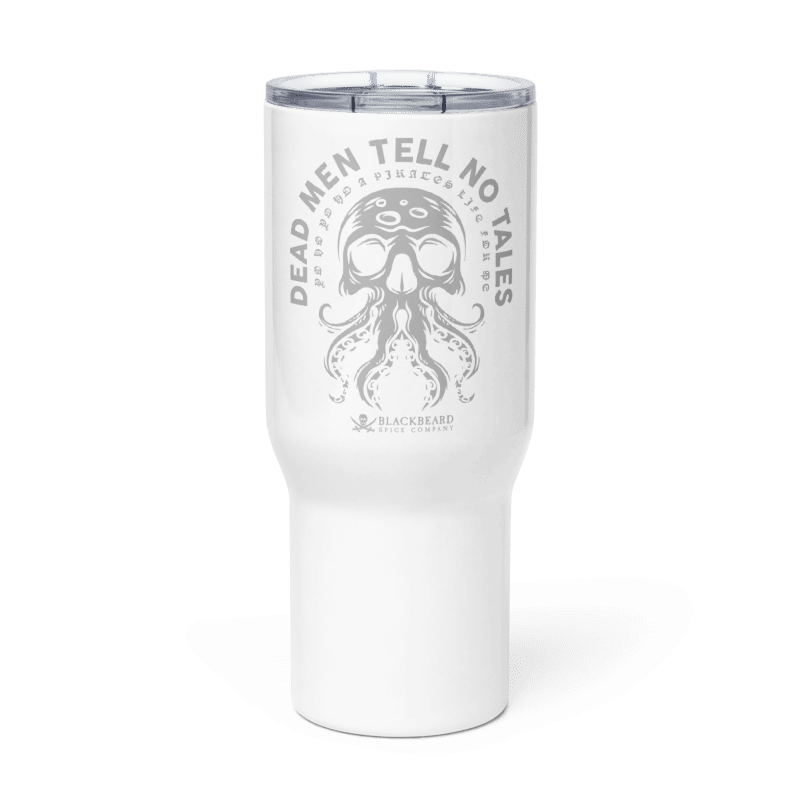 Blackbeard’s Jolly Roger Travel Mug – Stainless Steel Pirate Tumbler