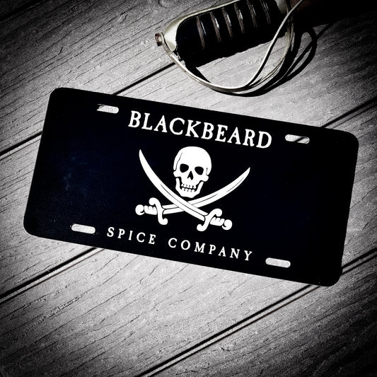 Pirate Vanity License Plate | Etched Aluminum | Car Truck RV Trailer Wall Shop Man Cave