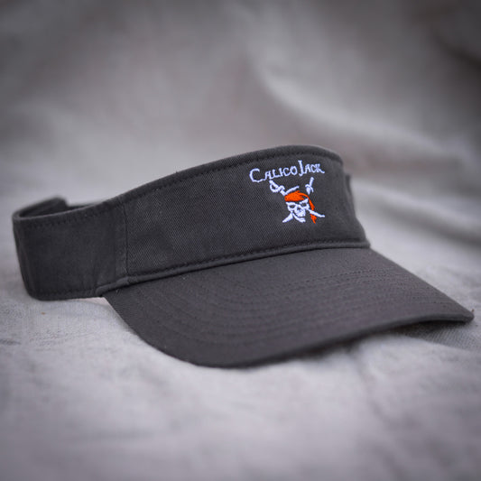 Calico Jack Logo Visor - Gray